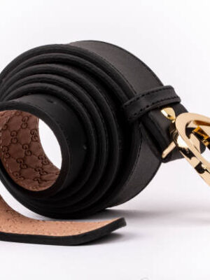 Leather women belt, belt white background